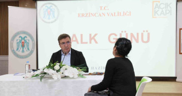 Erzincan Valisi Hamza Aydoğdu, Halk Günü'nde Vatandaşların Taleplerini Dinledi