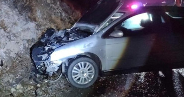Erzincan'da Ayıya Çarpan Otomobilde Yaralanma Olayı