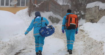 Erzincan'da Kış Koşullarında Evde Sağlık Hizmetleri