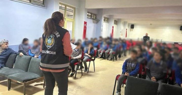 Erzincan'da Öğrencilere Güvenlik Eğitimi Verildi