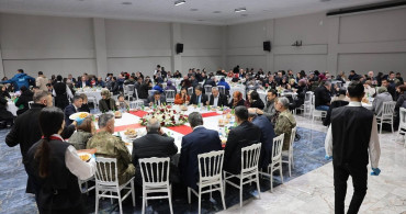 Erzincan'da Şehit Aileleri ve Gaziler İçin İftar Programı Düzenlendi