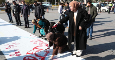 Erzincan'da Şiddete Hayır Performansı