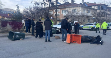 Erzincan'da Trafik Kazası: Motosiklet Sürücüsü Yaralandı