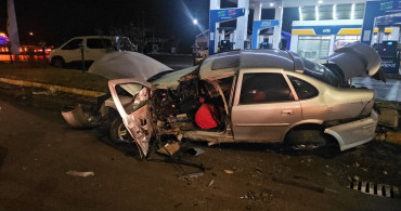 Erzincan'daki Kazada Sürücü Yaralandı