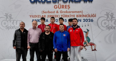 Erzincanlı Güreşçi Anzor Yasin Türkiye Üçüncüsü Oldu