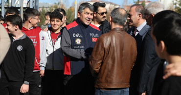 Erzurum Emniyet Müdürü Okul Güvenliğini Artırıyor