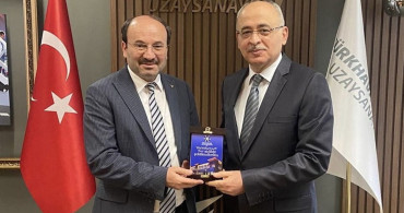 Erzurum Teknik Üniversitesi Rektörü Çakmak TUSAŞ'ı Ziyaret Etti