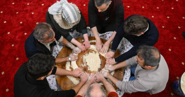 Erzurum Valisi Çiftçi, Kış Geleneği Tel Helvası Yapımına Katıldı