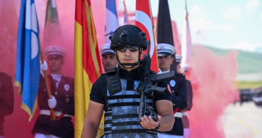 Erzurum'da 32. dönem polis adayları mezun oldu