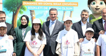 Erzurum'da bisiklet ödüllü sigara bırakma yarışı