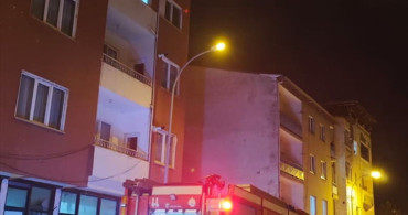 Erzurum'da Çatı Yangını Paniğe Neden Oldu