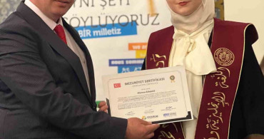 Erzurum'da eğitim alan uluslararası öğrenciler memleketlerine uğurlandı