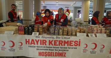 Erzurum'da Filistin ve Sudan İçin Yardım Kermesi Düzenlendi
