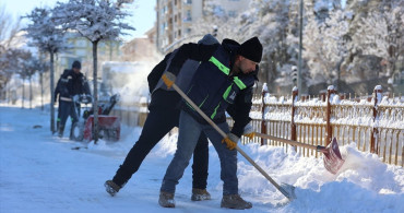 Erzurum'da Karla Mücadele Başladı