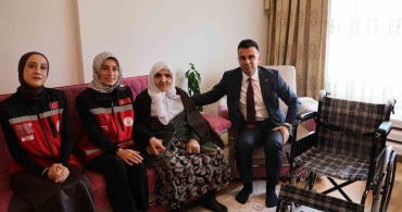 Erzurum'da Şehit Annelerine Anlamlı Bayram Hediyesi