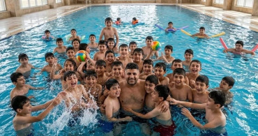Erzurumlu iş insanından köy çocuklarına havuz jesti: 2 bin 500 çocuk ilk kez havuzla buluştu
