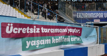 Erzurumspor'dan Erken Teşhis İçin Farkındalık Mesajı