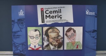 Esenler'de Cemil Meriç Karikatür Sergisi Açıldı
