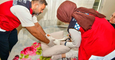 Esenyurt belediyesi'nden hastalara evde sağlık desteği
