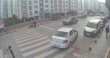 Esenyurt'ta Sürücü Hız Yaptı ve Yaya Güvenliğini Tehlikeye Attı
