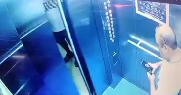 Eski yöneticiler asansörde karşılaşınca yumruklar havada uçuştu
