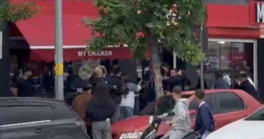 Eskişehir'de Cadde Ortasında Kavga Görüntülendi