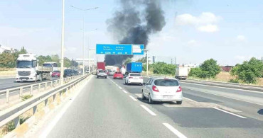 Eskişehir'de kamyon yangını: itfaiye ekipleri müdahale etti