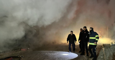 Eskişehir'de Marangozhanede Yangın Çıktı