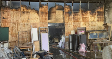 Eskişehir'de Mobilya Atölyesinde Yangın Kontrol Altına Alındı