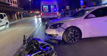 Eskişehir'de Otomobil ve Motosiklet Kazası: 1 Yaralı