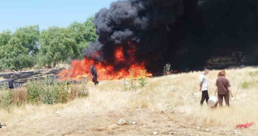 Eskişehir'de sigara izmariti yangına neden oldu, köylüler önledi
