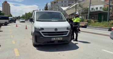 Eskişehir'de Ters Yönden Geleni Durduran Trafik Denetimi