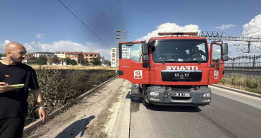 Eskişehir’de YHT hattına yakın alanda yangın kontrol altına alındı