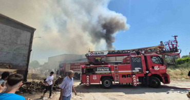 Eskişehir'deki kereste fabrikasında çıkan yangın kontrol altına alındı