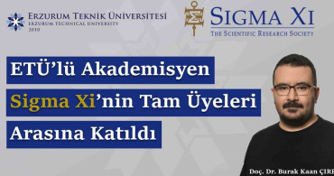 ETÜ’lü Akademisyenin Sigma Xi Üyeliği