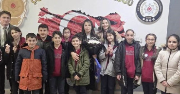 Faik Güngör Ortaokulu'ndan Polis Haftası Ziyareti