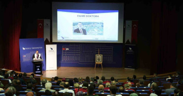 Fatih Dönmez'e Düzce Üniversitesi'nden Fahri Doktora Unvanı