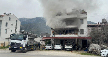 Fethiye'de Ev Yangını Kontrol Altına Alındı
