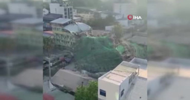 Filipinler'de İnşaat Halindeki Bina Çöktü