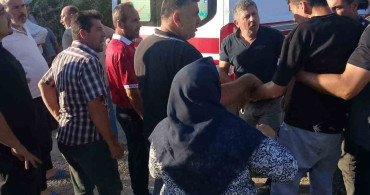 Freni boşalan traktörün altında kalan sürücü ağır yaralandı