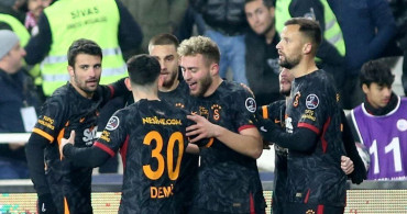 Galatasaray, geriye düştüğü maçta galibiyeti aldı