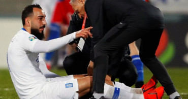 Galatasaray'ın Yunan Yıldızı Mitroglu Milli Takımda Sakatlandı