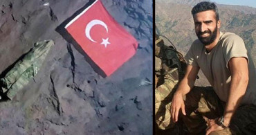 Gara'da Şehidi, Karayılan'ın Mağarasına Türk Bayrağı Asmış