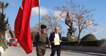 Gazi Torunu Saffet Gümüş, Şehitler Diyarı Çanakkale'ye Ulaştı
