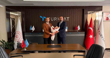 Gaziantep Türksat il müdürlüğünde bayrak değişimi
