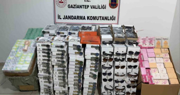 Gaziantep'te 4.5 Milyon TL Değerinde Kaçak Malzeme Ele Geçirildi