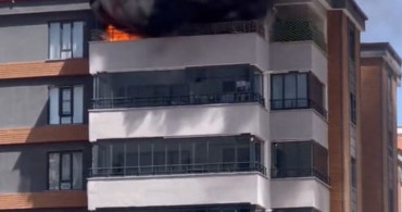 Gaziantep'te 8 Katlı Binada Yangın Alarmı