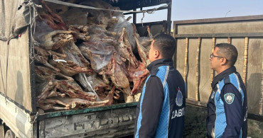 Gaziantep'te Bozulmuş Et İmhası