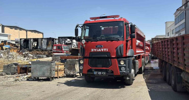 Gaziantep'te çıkan yangın, itfaiye ekiplerinin müdahalesiyle söndürüldü
