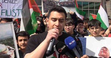 Gaziantep'te Öğrencilerden Filistin İçin İdam Kararına Tepki